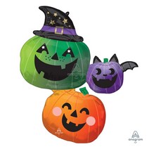 할로윈은박풍선(슈퍼쉐잎 펀앤스푸키펌프킨스태커) 호박-72394EA, MR_ 본상품선택