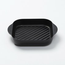 [JAJU/자주] 미니 화로 사각 그릴구이 팬_17x17cm, 화이트, FR