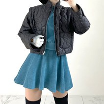 여성 골프 패딩 조끼 소매 탈부착 누빔 퀼팅 자켓 골프복 세트 투피스 상의