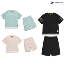 블랙야크키즈 인기만점 BKC헨리5부세트 시원한 트레이닝복 세트 1BKSEM2908 NC불광