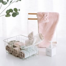 머리가 빨리 마르는 헤어 드라이 타월 머리 수건, 핑크, 1개