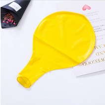 애드벌룬 에드벌룬 현판식 제막식천1pc 블랙 라운드 라텍스 풍선 36 인치 90cm 큰 웨딩 생일 파티 장식 공, 10 Yellow