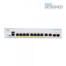 시스코 CBS350-8FP-E-2G-EU CISCO 매니지드 PoE 스위칭허브 기가8포트+2SFP 120W