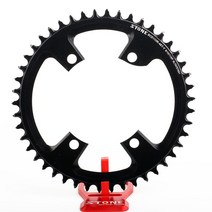 자전거체인링크 픽시체인 bcd110 싱글 체인 링 shimano r7000 r8000 r9100 크랭크 체인 휠 서클 좁은 와이드 1x 시스템 4 볼트 1, 어번