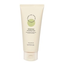 NEW 미샤 크리미 라떼 클렌징 폼 172ml/딸기/녹차/카카오 중 택1, 녹차