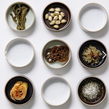 식탁을 그리다. 단아한 봄빛 반찬그릇 국산 도자기 찬기 4color, 1개, 화이트 대