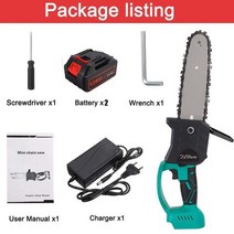플런지쏘 원형톱 테이블쏘 3000w 10 인치 무선 전기 탄소 톱 전기 톱 2pcs 배터리 모터 충전식 전동 공구 makita 18v 배터리, 녹색 2 배터리, 유럽 ​​연합