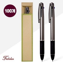 제스 터치 3색 초저점도 볼펜 X 100개, 단품, 공간마켓 본상품선택, 색상:진그레이