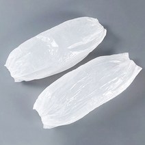 도매팜 1+1 팔을 보호해주는 비닐재질 반투명 위생 팔토시 일회용 공장 요리 밴딩, 1set(100매)+1set(100매)
