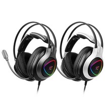앱코 해커 N950 화이트 RGB LED 가상7.1 EQ 진동 게이밍 헤드셋