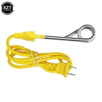 돼지꼬리히터 열선 온수 히터 미니 전기 온수기 600W 220V 뜨거운 물 보일러 커피 침수 휴대용 인스턴트 가열 막대