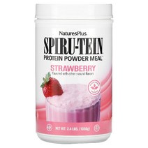 이지몰 NaturesPlus (네이처스플러스) Spiru-tein 단백질 분말 식사 초콜릿 476g(1.05lbs) No.96433, 544.31 g, 딸기