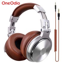 OneOdio 스튜디오 DJ 헤드폰 HIFI사운드 스탠다드모델 프로모델 고퀄리티 HIFI 사운드 헤드셋, Studio DJ, 프로 실버