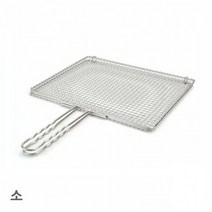 사각 캠핑그릴 생선구 직화구이 소 33x26cm 겹석쇠 구이용석쇠 스텐 바베큐석쇠, 상세페이지 참조