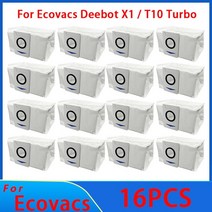 Ecovacs Deebot T10 Omin/TURBO X1 진공 청소기 백 메인 브러시 걸레 HEPA 필터 액세서리 먼지 봉투 부품, [01] 4pcs