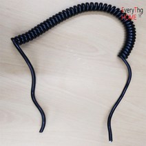 스프링코드 0.5SQ x 2C 스프링 전선 케이블 5M, 1개