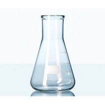 광구 삼각 플라스크/재질/DURAN(R)(붕규산 유리)/눈금단위/100ml/autoclave가능(121℃)/용량/500ml/1000ml/1개입, 500ml