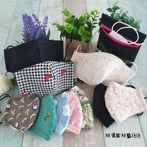 뮤즈몰 대형&중형&소형 필터교체형 입체 면마스크
