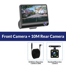 e-ace b28 car dvr 4 inch 3 camera lens dashcam fhd 1080p auto video recorder dash cam registrator wi, 10m rcc로, 협력사, 아니 tf 카드