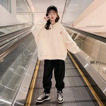 BOOMBOOM 여아 봄가을 후드집업 아동 유아 어린이 초등 키즈 쥬니어 후드티 후드상의 후드가디건 후드점퍼 여아 코트 오버핏120 130 140 150 160 170