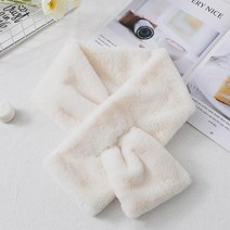 도매팜 1+1 어떤 패션에도 어울리는 극세사 페이크퍼 목도리 머플러 겨울아이템 패션아이템