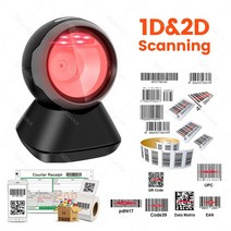 바코드스캐너 바코드스캔 2D 데스크톱 핸즈프리 유선 USB 대형 리더 1D QR 스크린 스캐닝, 2D Barcode Scanner