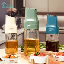 iSefoyo 자동 개폐 오일병 양념통 550ml, 그린*2