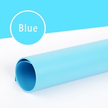 사진 배경 화면 녹색 스크린 크로마키 매트 단색 방수 주름 방지 배경막 스튜디오용 종이, 06 BLUE_01 40x63CM