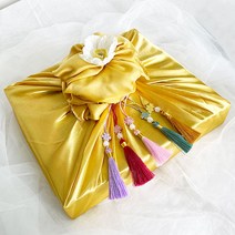 명절 설날 추석 전통 선물 포장 세트 GD-11249 *9778980cE, 에메랄드 + 보자기