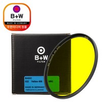 NEW 슈나이더 B+W BASIC Yellow MRC 흑백 옐로우필터 46mm