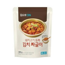 청정원 엄마손맛 맞벌이 우리가족 집으로ON 고기듬뿍김치짜글이 400g 자취템 쟁여템 어른 아이간식 먹기편한 캠핑요리 간편식 혼밥 시골밥상 찌개 신혼부부, 1개