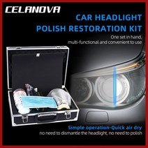 복원자동차 헤드라이트 광택 복원 키트 헤드 화학 연마 클리닝 800ML 액체 BMW E30 E36 E34 E46 E90 용, 한개옵션0