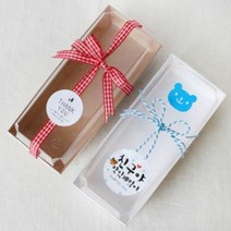 프로라인 GM11 크라프트 10P 샌드직사각상자 어린이선물 선물박스 W347B30 아기앤자기 어린이집선물포장 명찰 명패