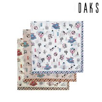 닥스(시즌잡화) [닥스] 면대 나염 손수건 (D) DGS1303