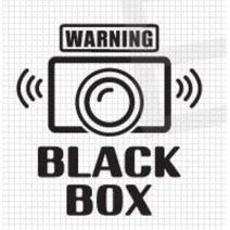블랙박스 녹화중 스티커 CCTV 데칼 차량 더뉴K3 더넥스트스파크 포터 KA4카니발 그렌져XG 말리부 문구 마티즈 SM3 쏘렌토 NF소나타 GV70 티구안 BMW, 오렌지, C타입