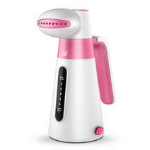 Romancom 미니 다림질 기계 의류 증기선 기숙사 여행 홈 휴대용 스팀 다리미 클리너, [10] White UK Plug