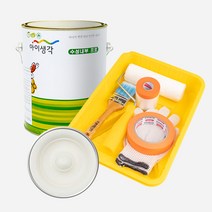 삼화페인트 아이생각 친환경 수성내부프로 4L + 도구세트, 샌드베이지