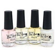 시크릿 베이스코트 탑코트 큐티클오일 큐티클리무버 12ml (선택)