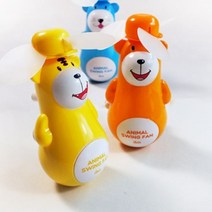 흔들흔들 오뚝이 수동 선풍기 택1, 호랑이(옐로우)