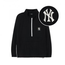 (정품)MLB 엠엘비 베이직 미디움 로고 아노락 NY (Black)