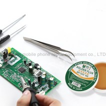 BGA 극저온 절연 환경 보호 납땜 페이스트 플럭스 40g 금속 용접 PCB IC 부품 젤 도구, 한개옵션0