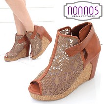 [논노스/nonnos] 러피키니 웨지힐 통굽(G-699-32)