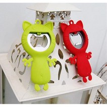 귀여운 고양이 컬러자석 병따개 오프너 세련된디자인, 1개, 상세페이지 참조3