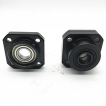 FK25 고정 측면 및 플로팅 2 개 볼 스크류 엔드 지원 cnc 부품 세트, 한개옵션0