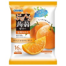 오리히로 푸른과 푸른 젤리 온슈 귤 20g 파우치×6개×24봉
