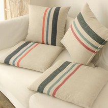 바보사랑 birkin햄프 린넨 방석.앤코튼