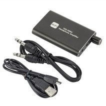 헤드폰엠프 헤드셋엠프 헤드폰앰프 휴대용 블루투스 헤드폰 앰프 3.5mm HiFi 스테레오 오디오 출력 이어폰 용으로 개발 된 음향 증폭기, 블루투스 없음, 01 no Bluetooth