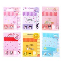 산리오 캐릭터즈 큐티 미니 편지지 6P세트 문구 팬시, 산리오큐티미니편지지6P세트