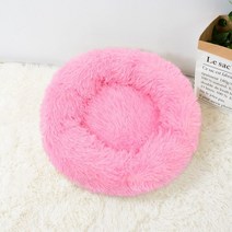 고양이 숨숨집 키튼박스 보온집 텐트 고양이 슈퍼 소프트 롱 플러시 따뜻한 매트 208, 40cm, 핫 핑크
