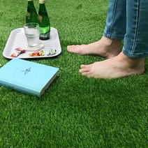 읏듬 친환경 인조 잔디 20mm 35mm 테라스 베란다 마당 인테리어 옥상 조경용 잔디, 그린, 2m x 5m